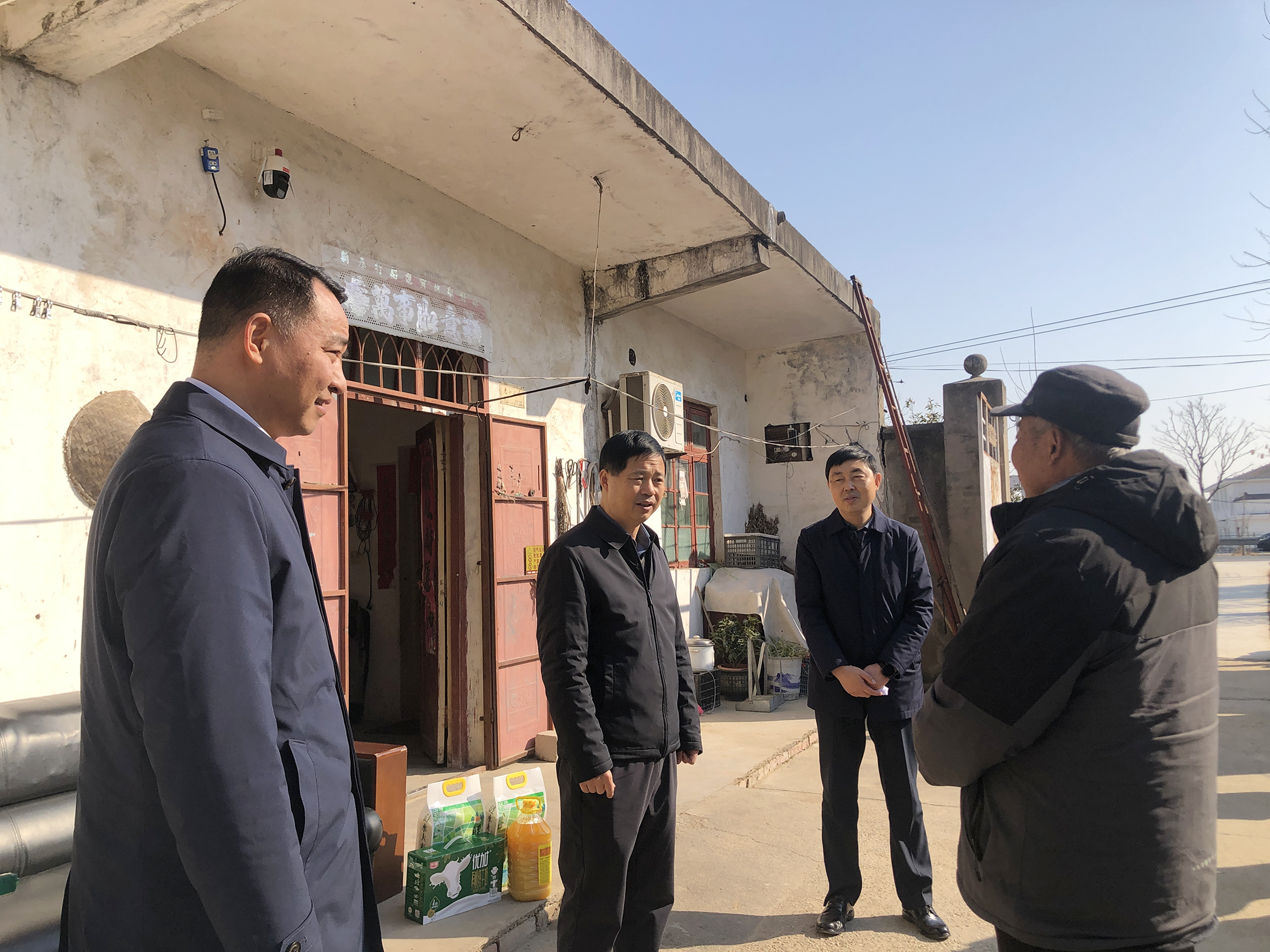 涟水县政协领导开展春节前走访慰问活动